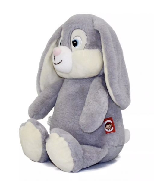 Kuscheltier Hase mit Name bestickt